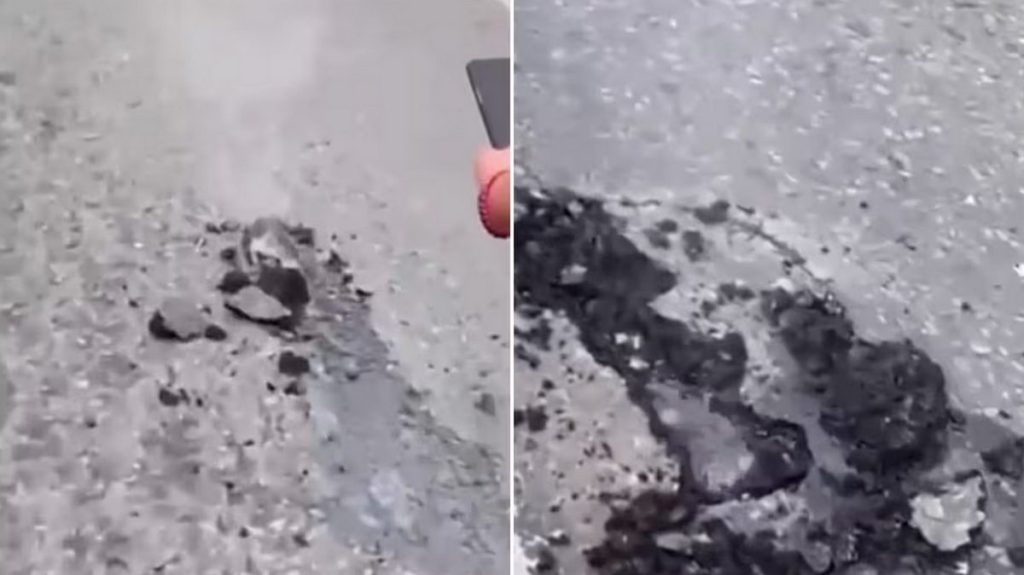 terremoto video fake acqua bolle strada agnano