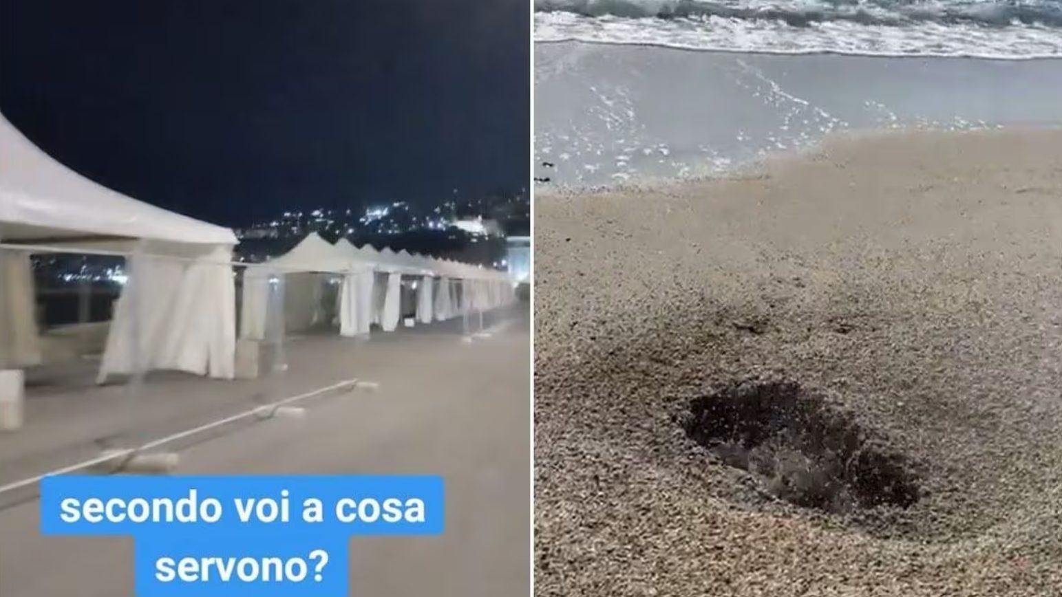 fake news terremoto campi flegrei tende lungomare sabbia