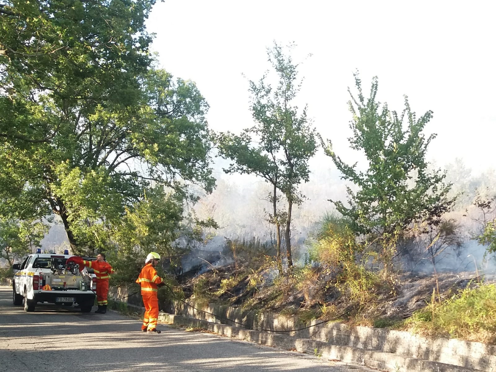 incendio caserta oggi 3 settembre