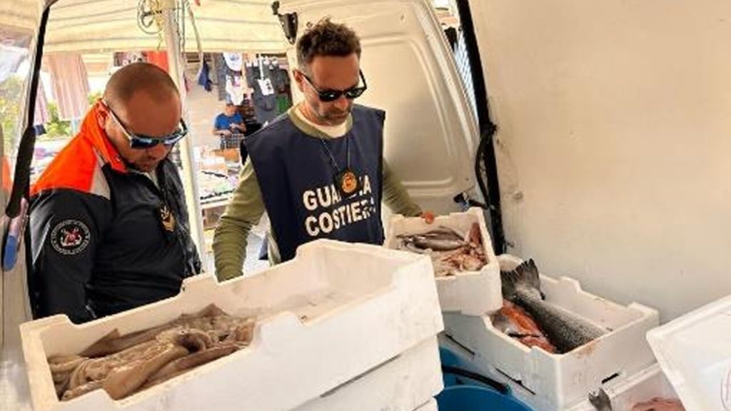 falciano massico sequestro pesce mercato 18 ottobre
