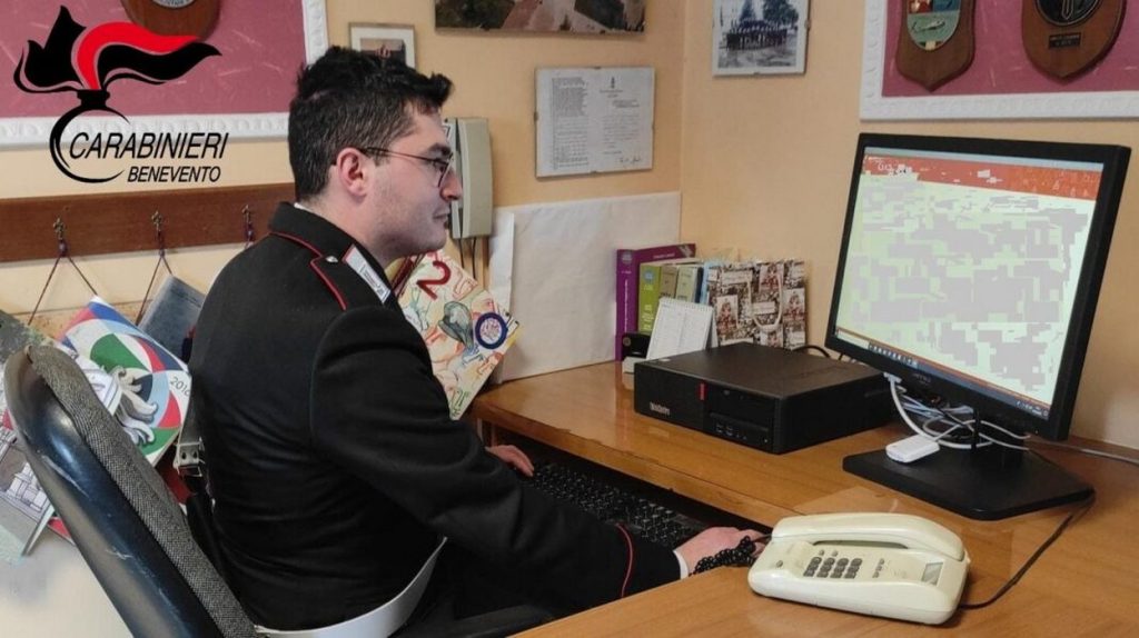 benevento vendita escavatore truffa