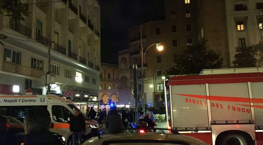napoli incendio nuova sede trattoria nennella 4 dicembre