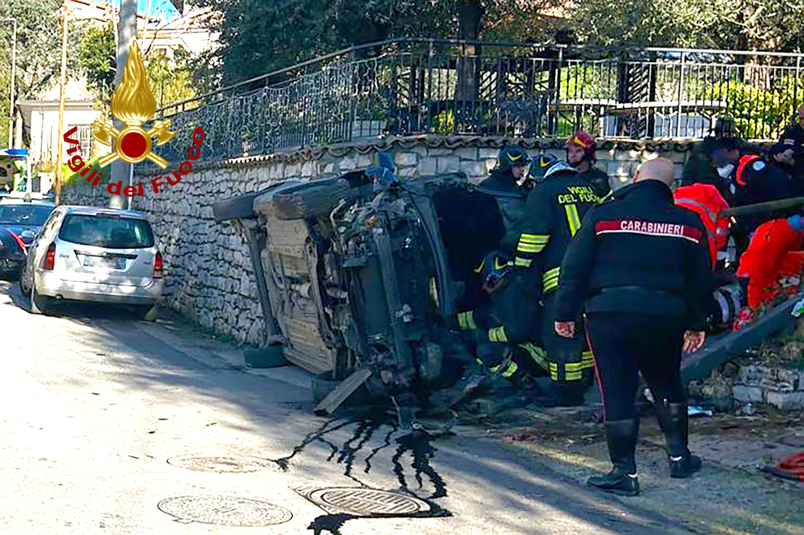fontanarosa auto ribalta