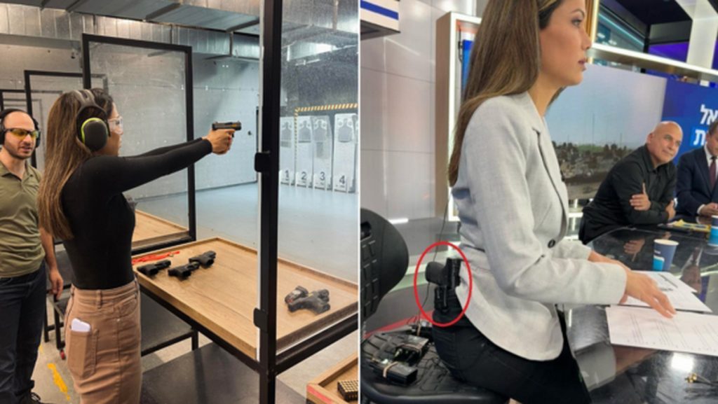 giornalista israeliana Lital Shemesh pistola