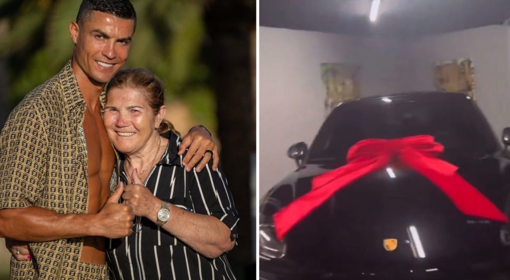 Cristiano Ronaldo sorprende mamma compleanno