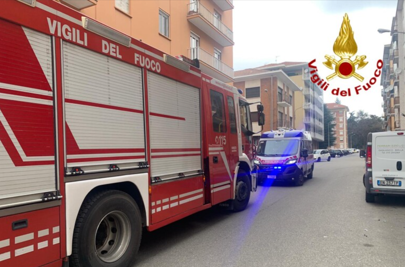 incendio Trieste cadavere carbonizzato
