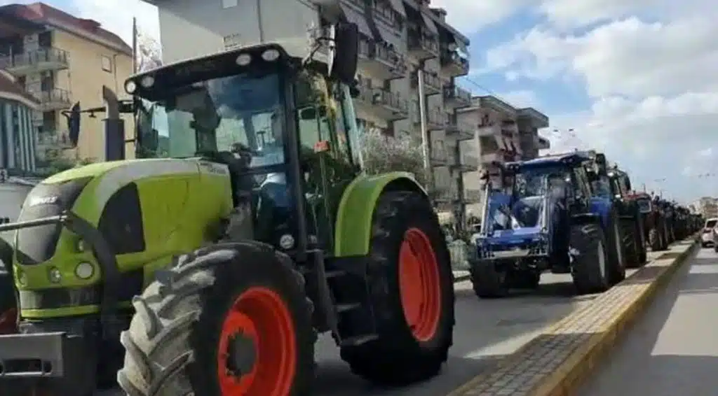 protesta allevatori Avellino