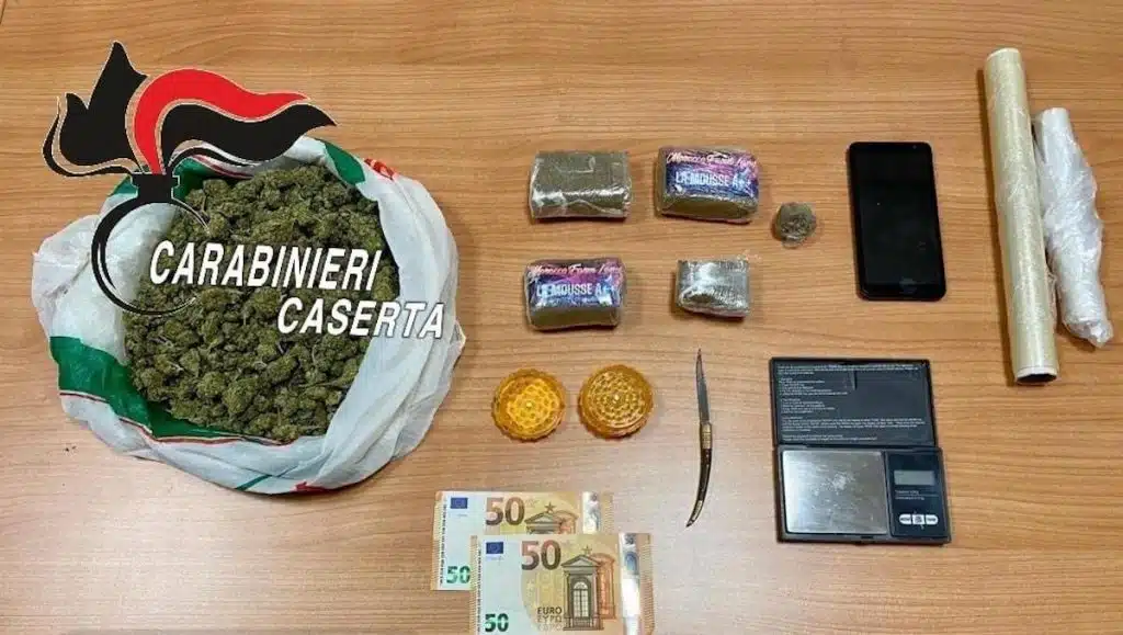 capodrise cane antidroga fiuta hashish marijuana denunciato