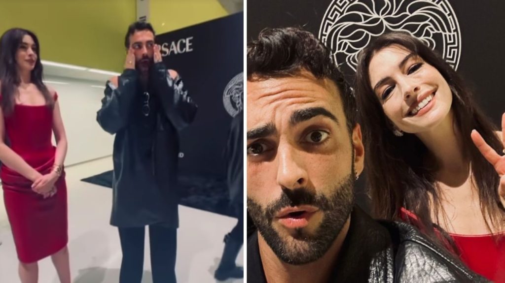 mengoni insieme hathaway fashion week