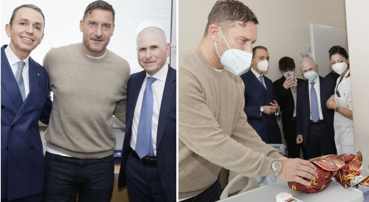 francesco totti beneficenza uova pasqua