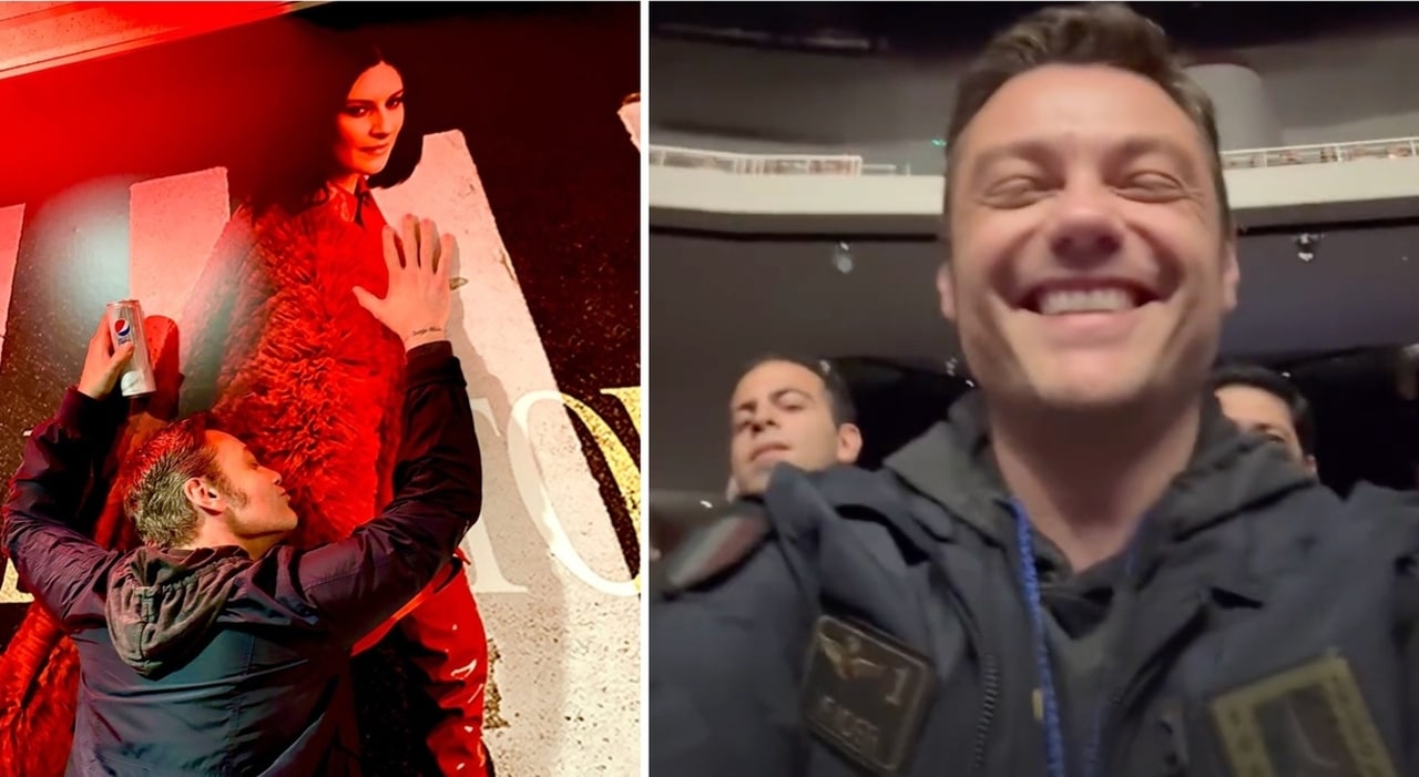 Tiziano Ferro scatenato concerto Laura Pausini Los Angeles