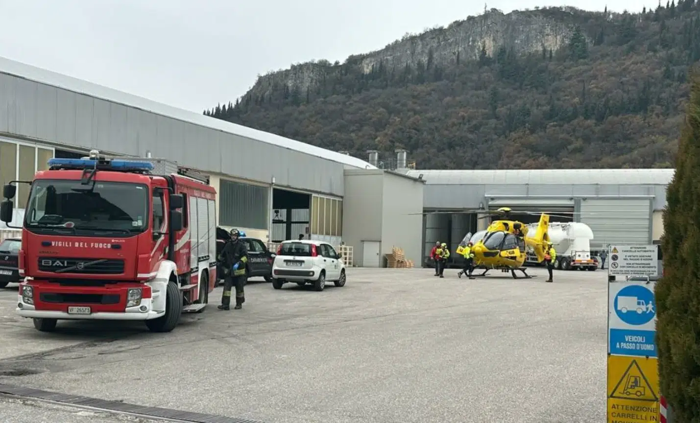 Trentino incidente lavoro operaio morto