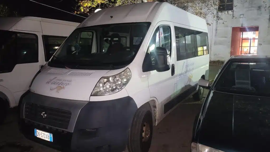 nocera superiore rubato pulmino trasporto disabili