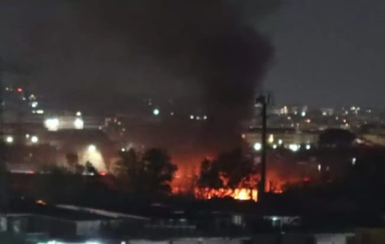 incendio campo rom scampia