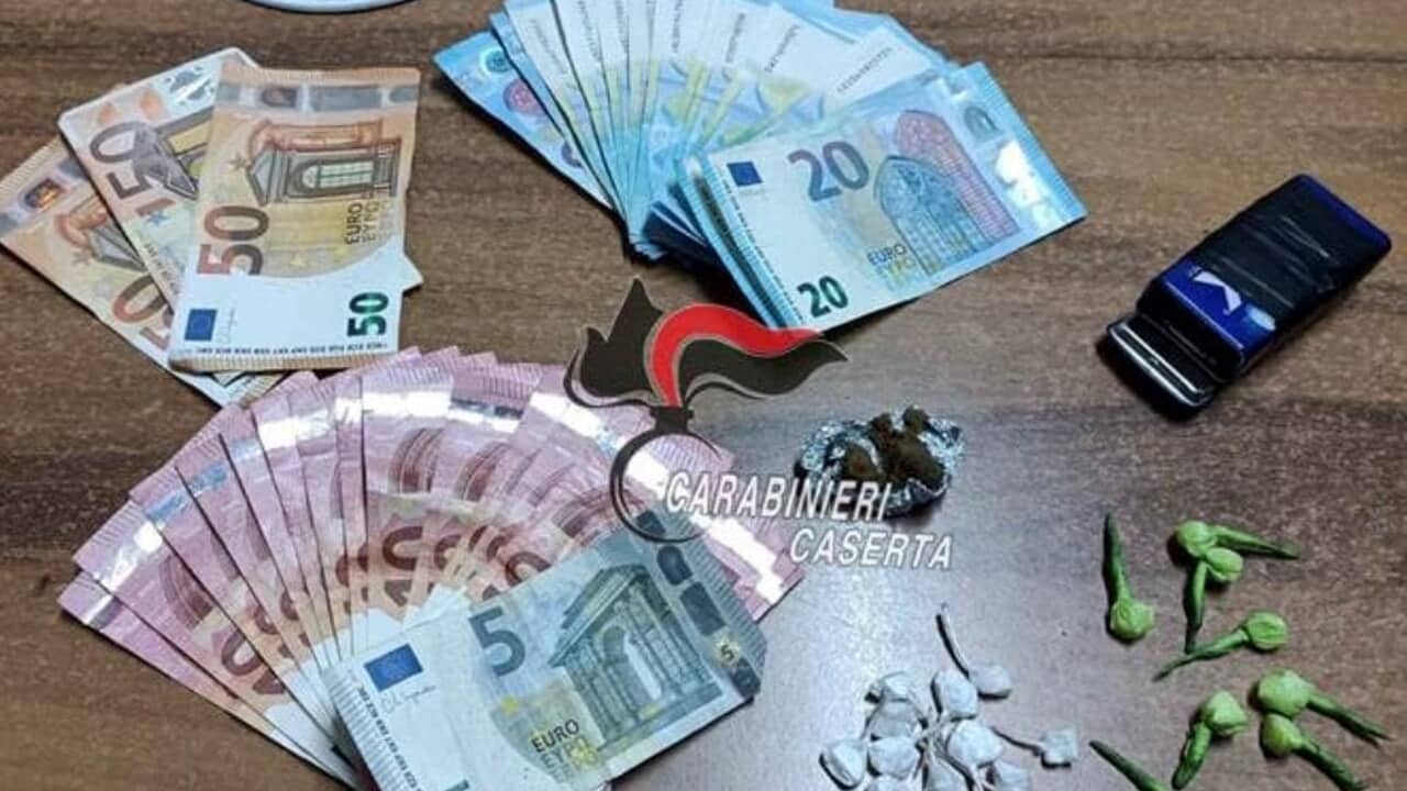 Caserta arrestato spaccio droga
