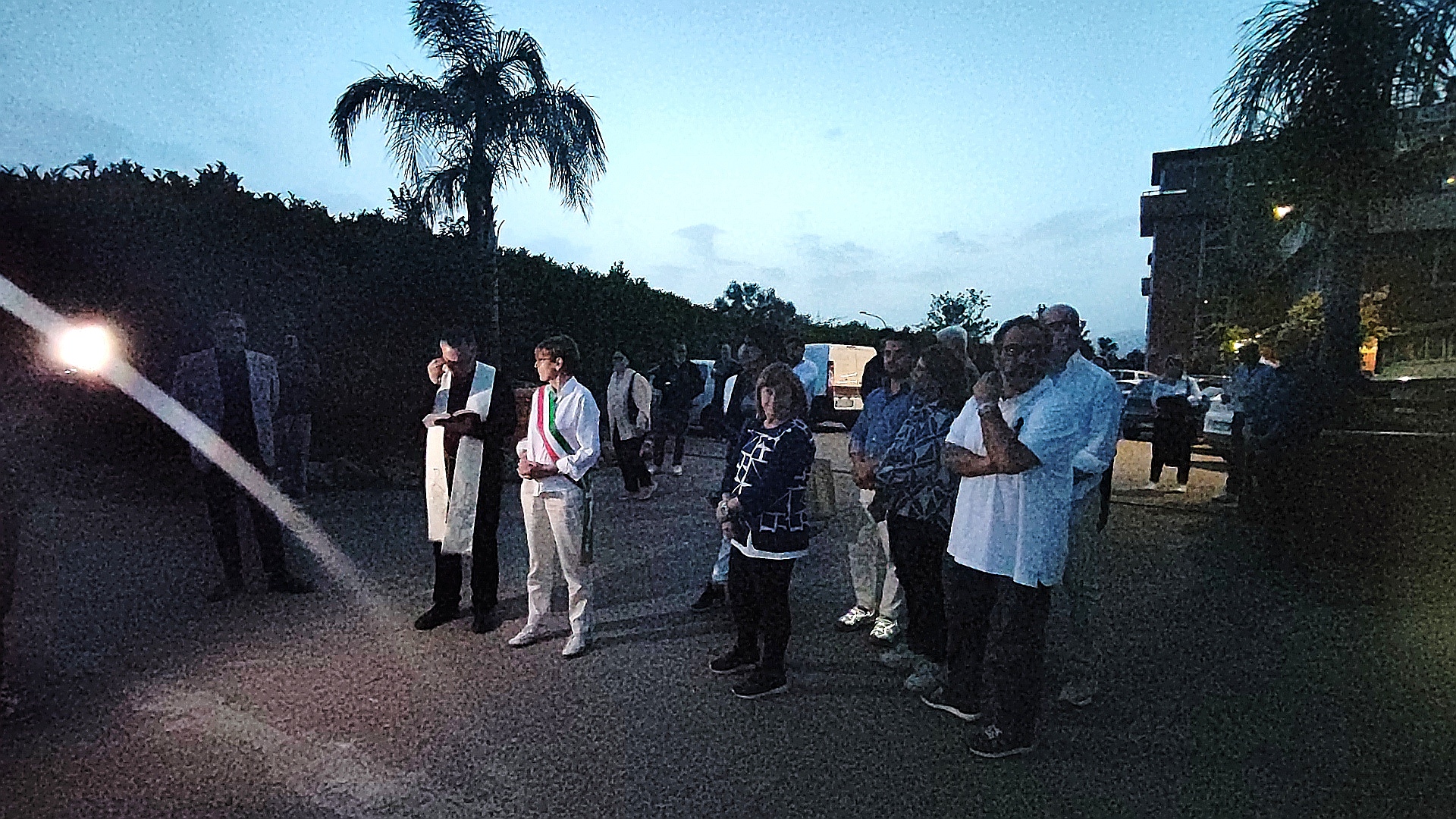 battipaglia inaugurata nuova pubblica illuminazione