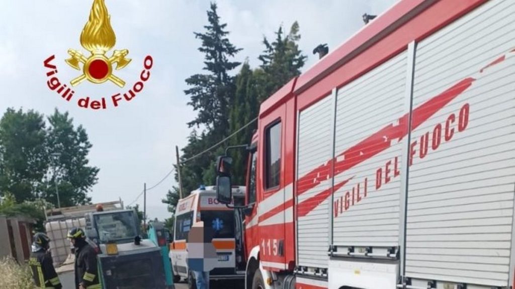 castel volturno operaio morto incastrato benna impastatrice