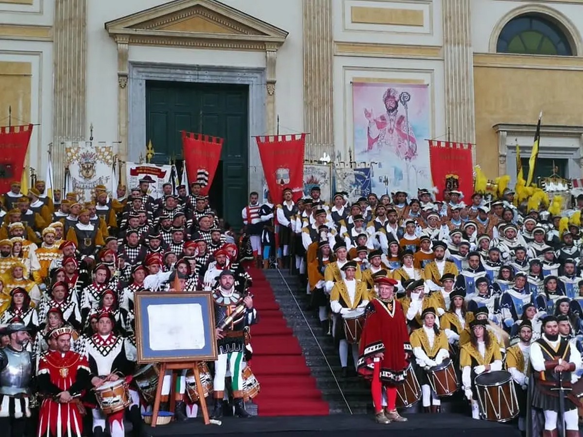 cava de' tirreni disfida trombonieri pergamena bianca 2024