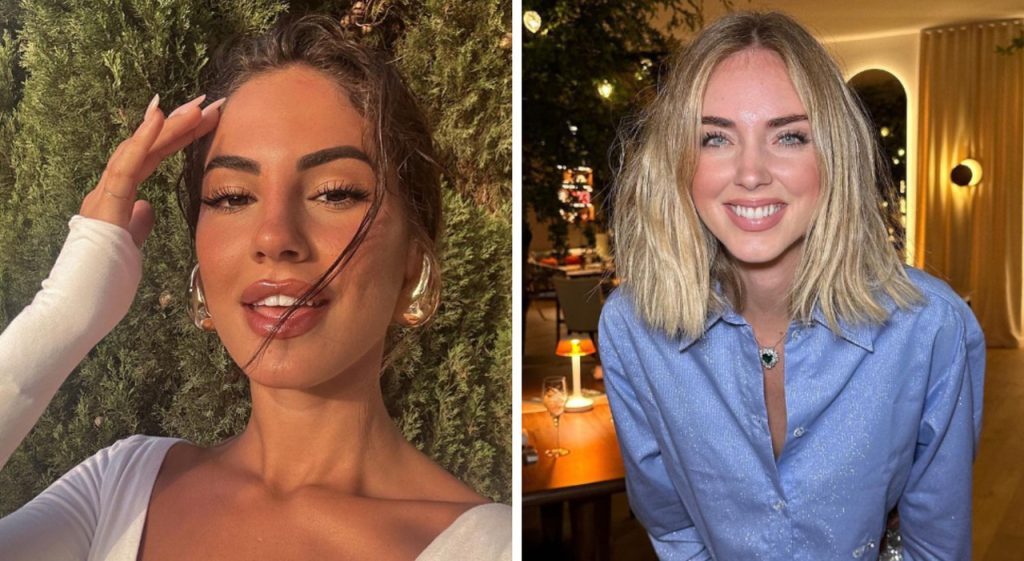chiara ferragni giulia lellis ferri corti