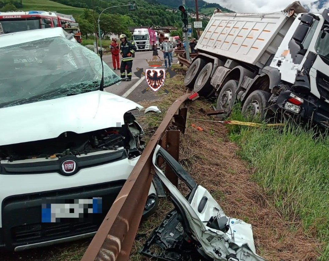 Trento incidente morto