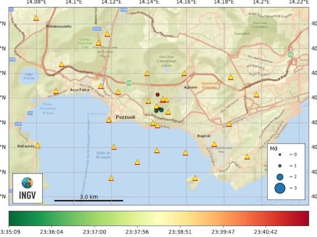 terremoto campi flagrei oggi 17 giugno