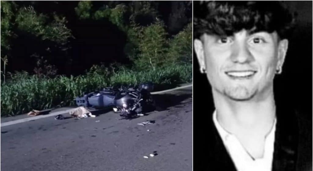 ottaviano scooter contro spartitraffico morto