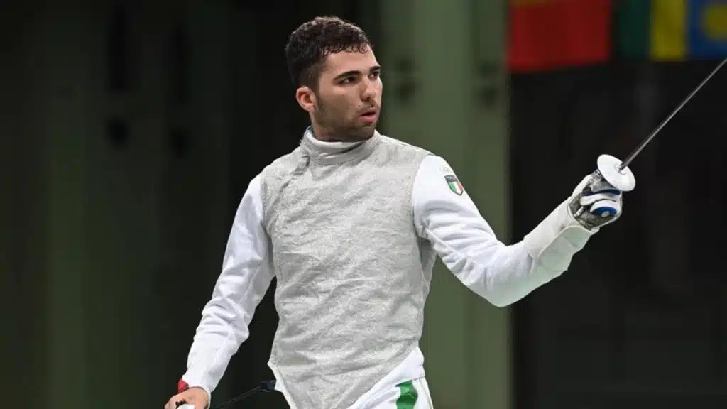filippo macchi medaglia argento fioretto olimpiadi 2024