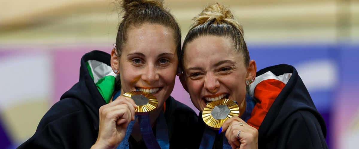 vittoria guazzini chara consonni oro ciclismo pista