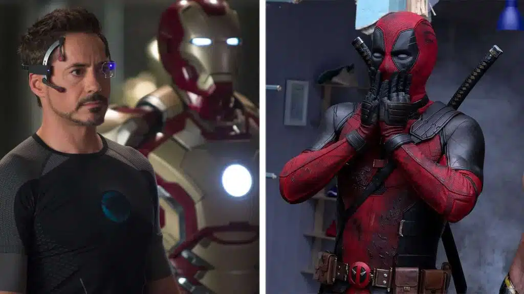 Deadpool Wolverine cameo Iron Man tagliato