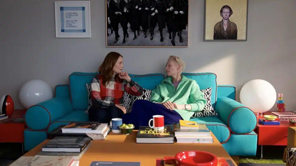 Room Next Door trailer Julianne Moore Tilda Swinton