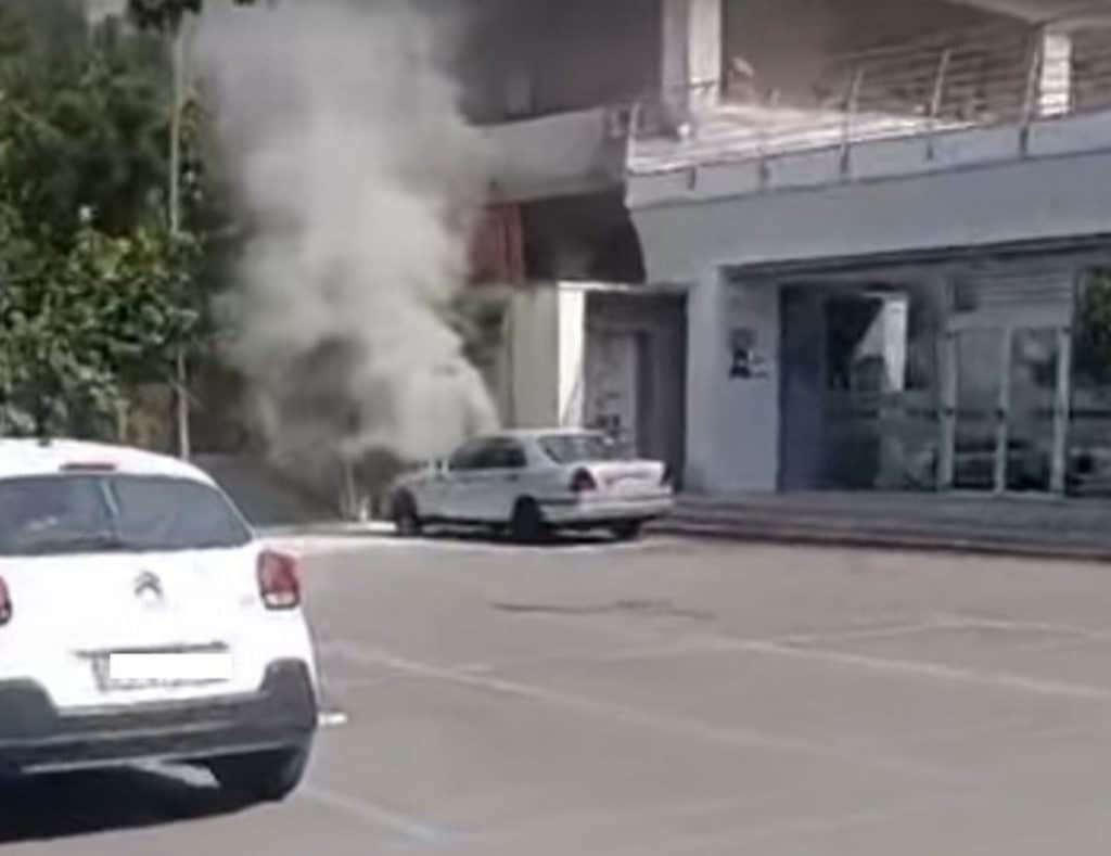 arienzo auto prende fuoco 23 agosto