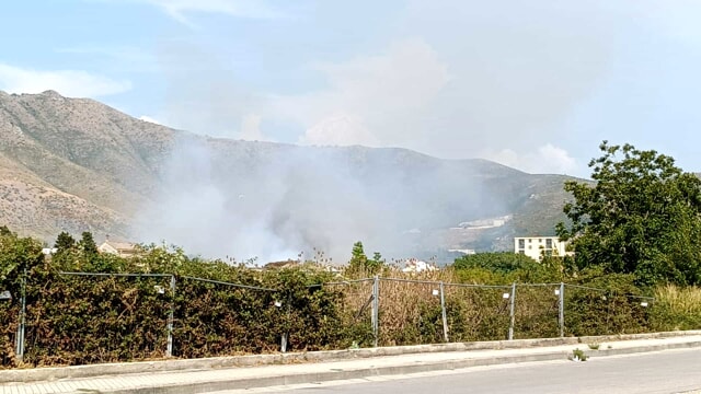 vasto incedio variante caserta 23 agosto