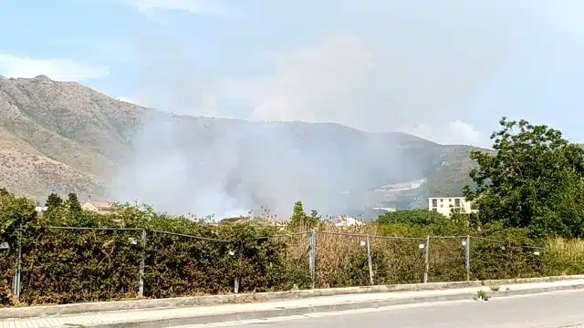 vasto incedio variante caserta 23 agosto