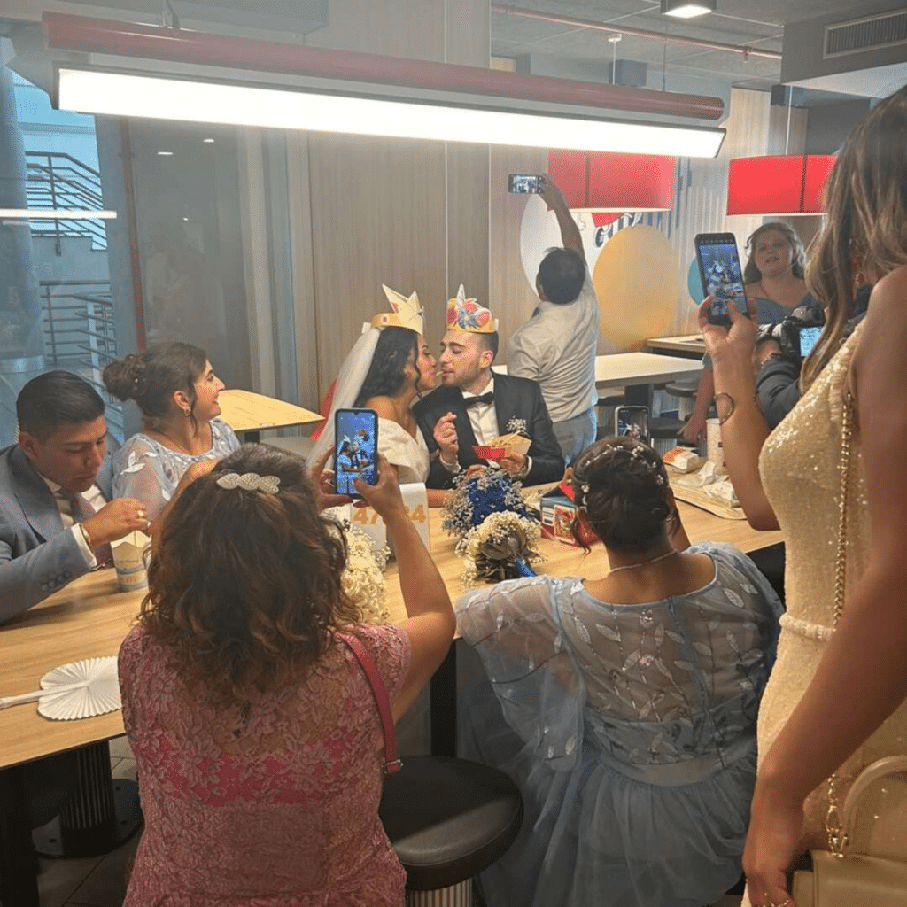 il matrimonio speciale al McDonald’s