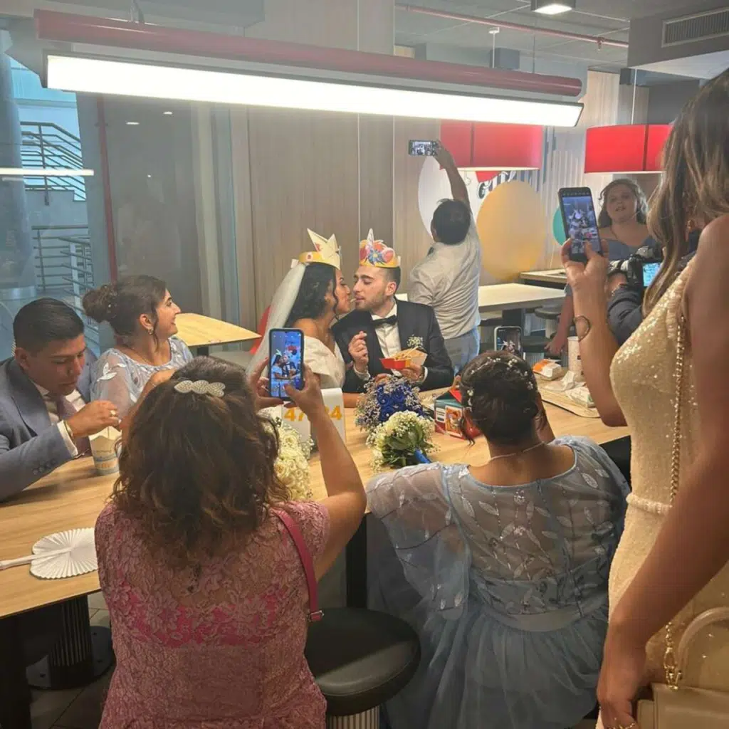 il matrimonio speciale al McDonald’s