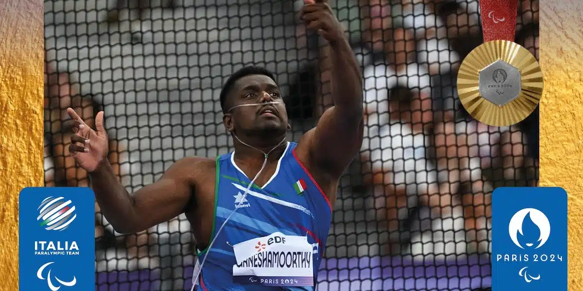 chi è Rigivan Ganeshamoorthy oro lancio disco paralimpiadi record mondo