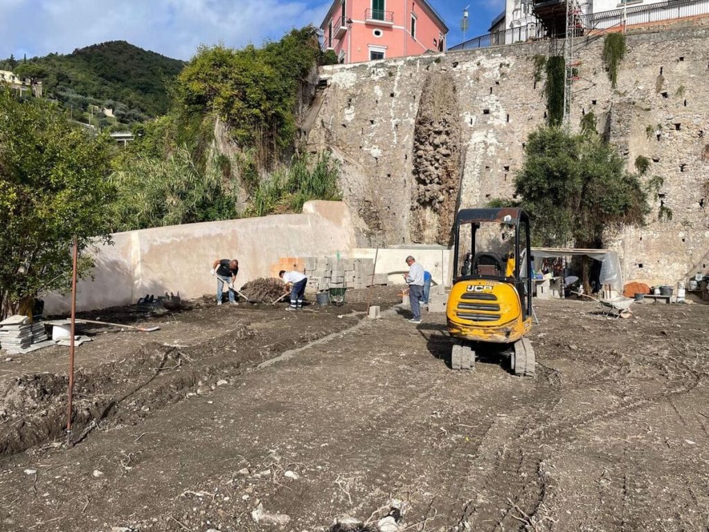 Salerno quasi terminati lavori riqualificazione Giardini Minerva
