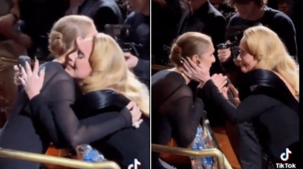 adele lacrime celine dion