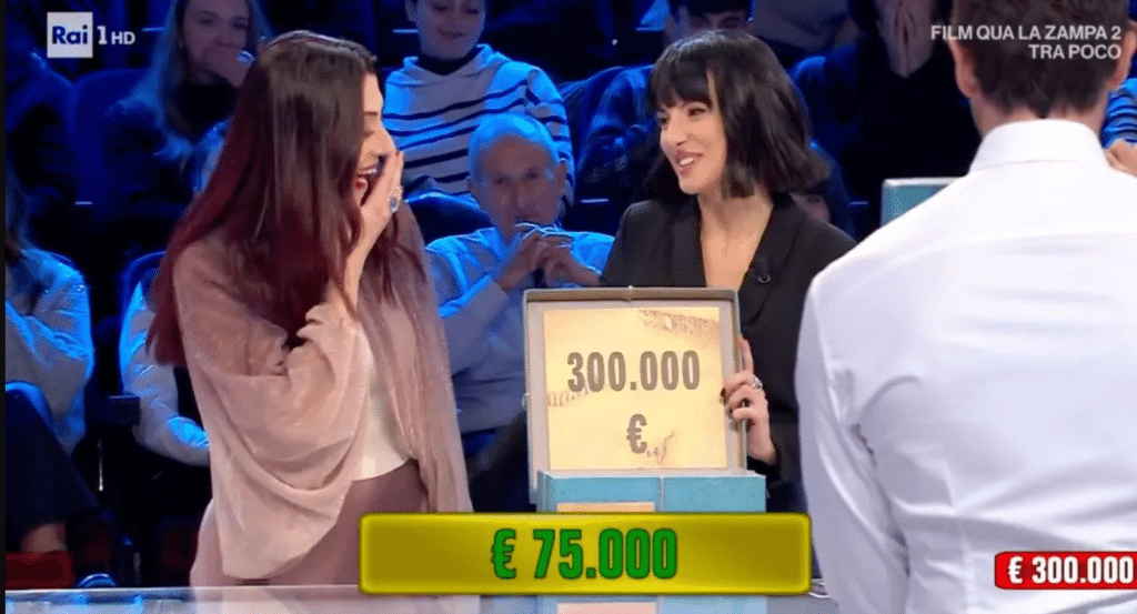 affari tuoi Daniela 75mila euro