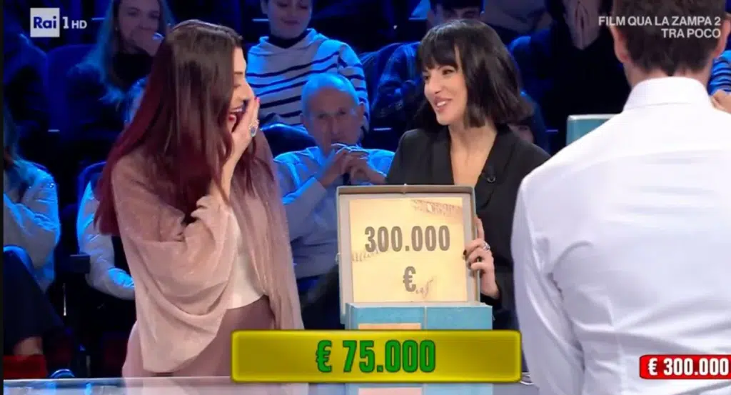 affari tuoi Daniela 75mila euro