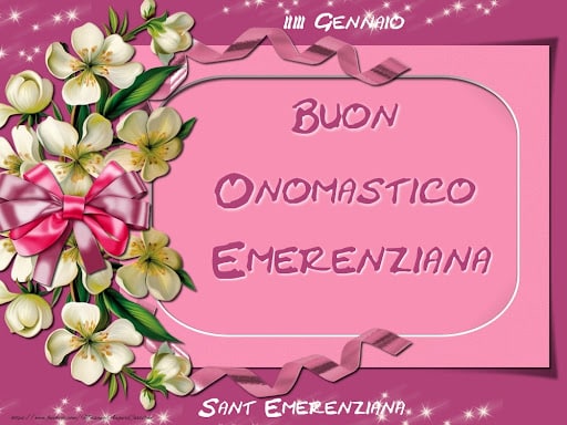 Buon onomastico Emergenziana