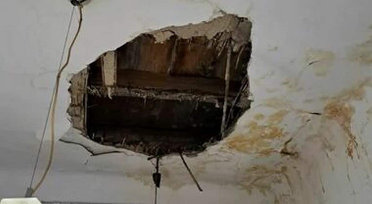 albanella crollo soffitto cosa è successo 15 febbraio