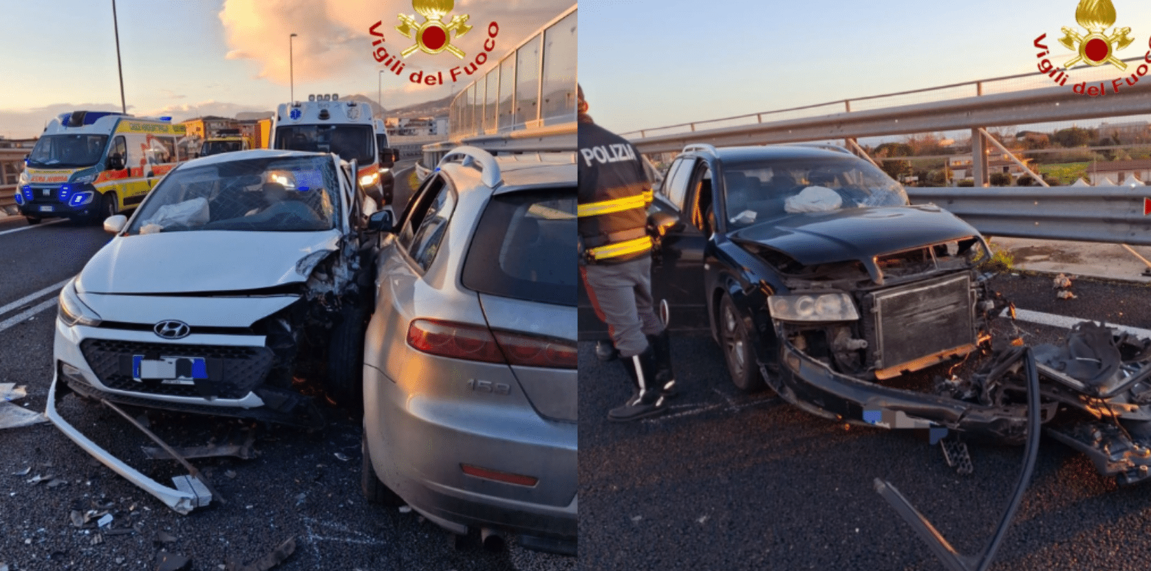 Battipaglia incidente