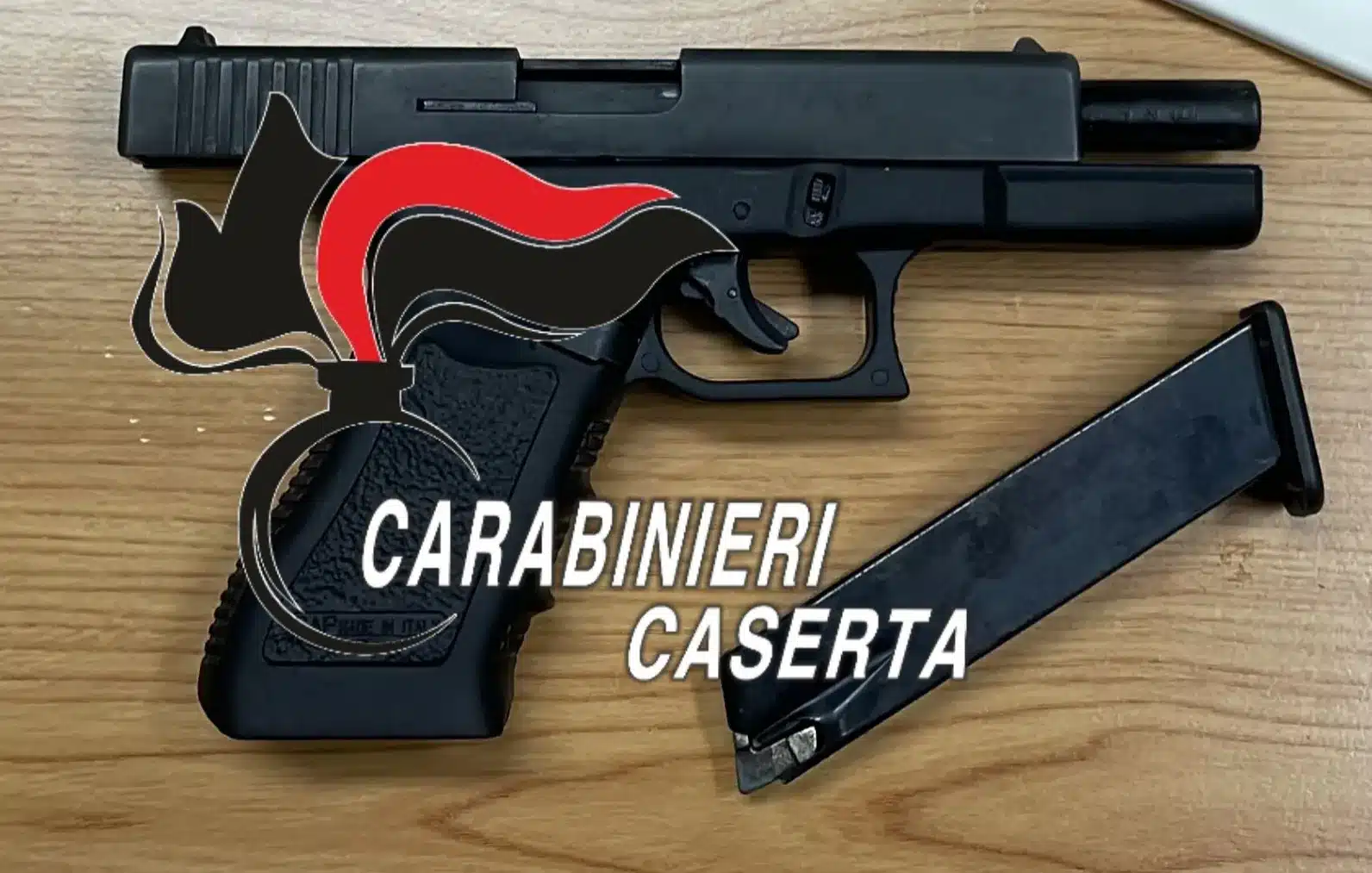 castel volturno pistola modificata denuncia