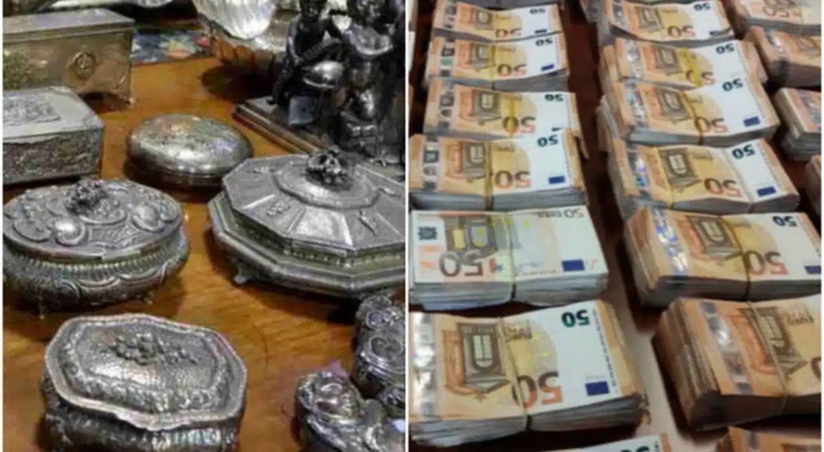 Fermato con 100 chili di argento in auto, a casa aveva 142mila euro in contanti: denunciato