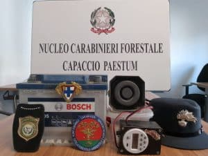 bracconaggio capaccio paestum sequestro 22 maggio