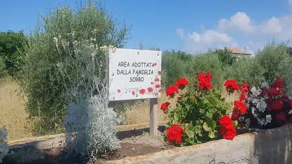 Capaccio Paestum canale fioriera