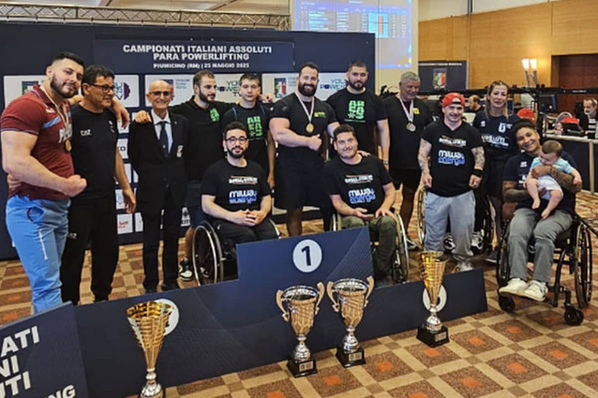 Parapowerlifting campionati italiani salerno campania podio