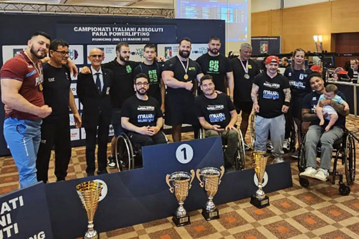 Parapowerlifting campionati italiani salerno campania podio