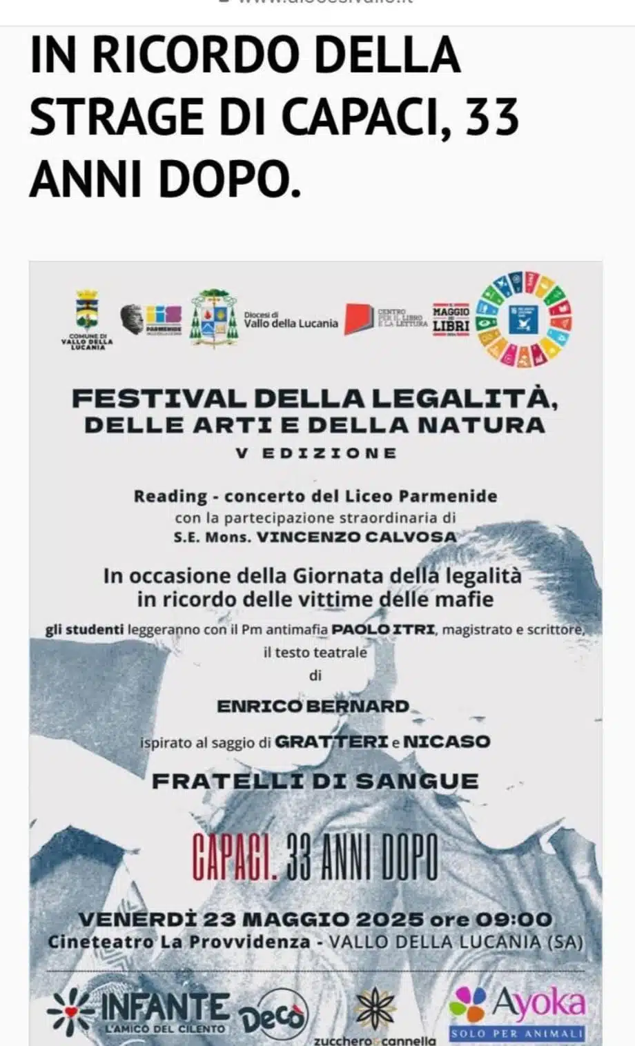 Giornata Legalità Vallo Lucania